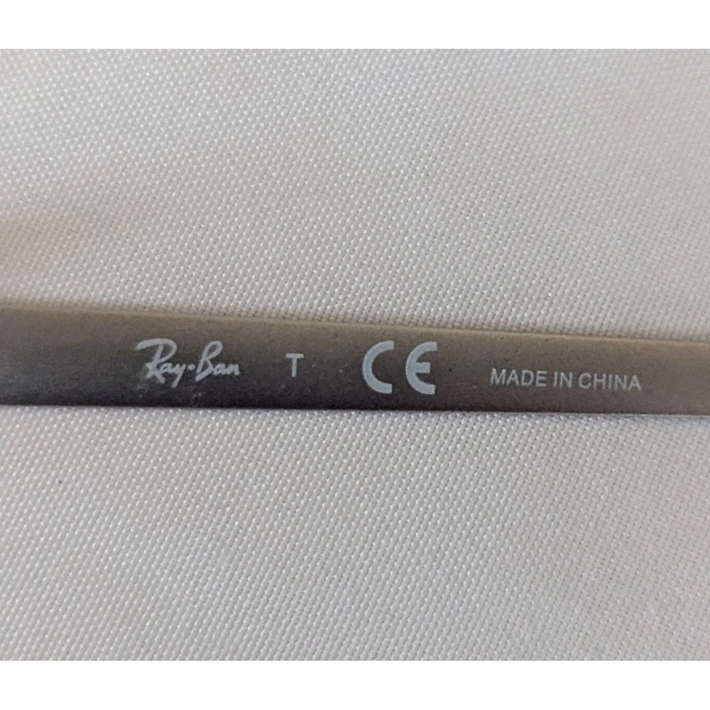 Ray Ban RB 6317 2832 Round Black Silver Eyeglasses Optical Frame‎ Only 49-20-140